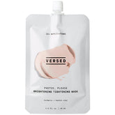 Versed Photos, Please mask texture close-up shows turmeric brighten and tighten pores.