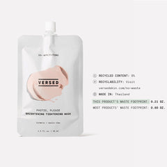 Versed Photos, Please pore-tightening-effect close-up suggests smoother-looking pores.