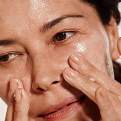 Versed The Shortcut Overnight Facial label closeup highlights vegan and cruelty-free ethics.