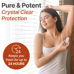 Verve Culture natural mineral salt deodorant with chemical-free protection.