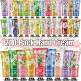 VESPRO 210-pack hand cream gift set with diverse scents for daily mood boosts.