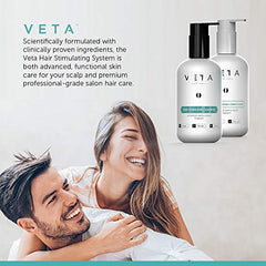 Applying Veta conditioner to mid-lengths shows detangling and manageability benefits.