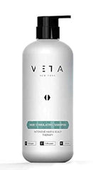 Veta Stimulating Shampoo bottle front view promoting healthier-looking hair