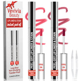 Vevivia Lip Stain Peel Off duo packaging showcases elegant gift-ready presentation.