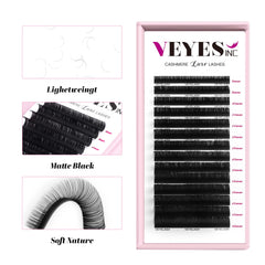 VEYES INC Cashmere Luxe Lashes demonstrate instant volume with premium fan-making design.