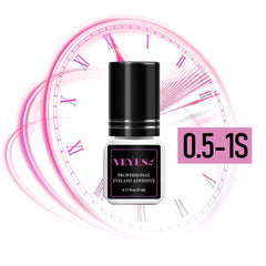 VEYES INC lash glue cap displayed for precise dosing in professional use.