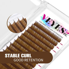 VEYES INC handmade faux silk lashes demonstrate smooth curvature for lasting shape