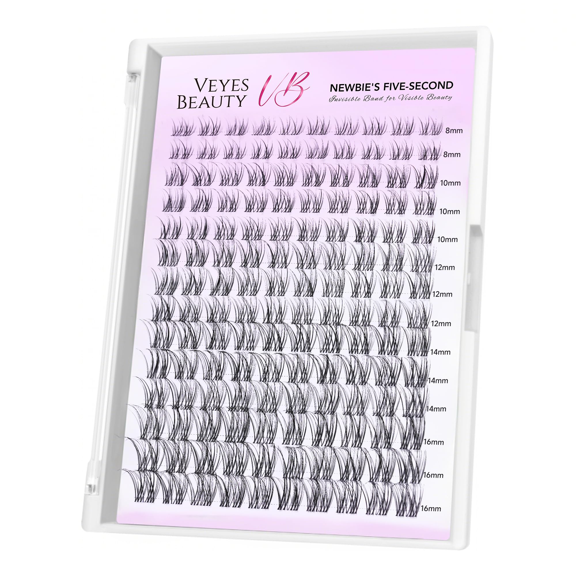 VEYESBEAUTY Aliva: bande invisible 8-16 mm pour un regard naturel et léger.