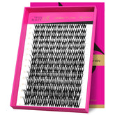 VEYESBEAUTY lash clusters fluffy 3D for a voluminous look.