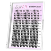 VEYESBEAUTY Lash Clusters with a thin band for easy, comfortable application.