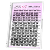 VEYESBEAUTY LuxeBold cluster lashes tray for customizable volume and effortless styling.