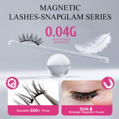 VEYESBEAUTY magnetic lash applicator tool for quick placement.