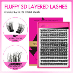 VEYESBEAUTY Xtreme volume lashes for dramatic yet lightweight wear