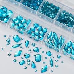 Luxurious glass rhinestones deliver durable sparkle and clarity.