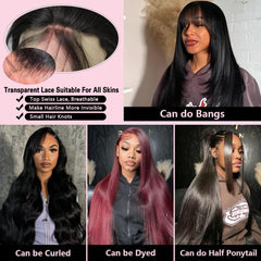VFFTI 200% density wig provides versatile styling with lasting volume