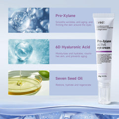VGO eye cream targets puffiness with lightweight texture
