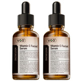 VGO Vitamin C Serum 2-pack bottles with cap close-up for secure packaging