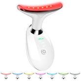 VGY face and neck massager in closeup, highlighting 7-in-1 functionality for skincare routines.