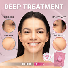 VIABEAUTY collagen mask ceramides individual wrap supports quick pampering sessions at home