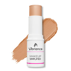 Vibriance Complexion Sticks beige base application delivers smooth, even skin tone on the go.