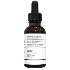 Vibriance Skin Revival Oil ingredients layout featuring Camellia and Sea Buckthorn
