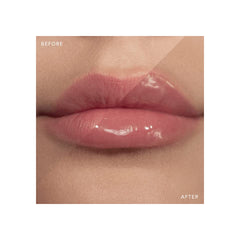 Victoria Beckham Beauty High Gloss Lip Gloss packaging sits on a chic vanity.
