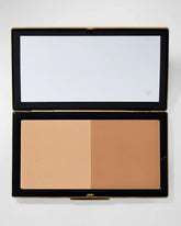 Victoria Beckham Matte Bronzing Brick Color 01 packaging shown in a sleek compact for travel warmth