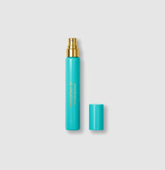 Victoria Beckham Portofino 97 compact vanity display showcases a travel-friendly perfume.