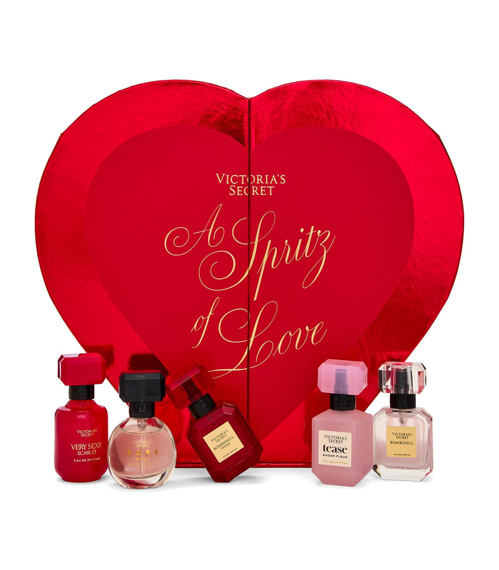 Victoria's Secret Bombshell bottle on display for date-night allure.