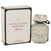 Victoria's Secret Bombshell Paris fragrance bottle on a vanity, for everyday elegance.