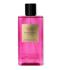 Victoria's Secret Bombshell Passion Fine Fragrance Mist bottle front for a light floral everyday scent