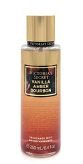 Victoria's Secret Fragrance Body Mist Vanilla Amber Bourbon bottle for daily spritz.