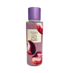 Victoria's Secret Love Spell Brulee limited-edition packaging ready for gifting.