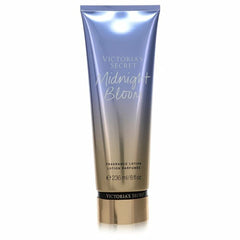 Victoria's Secret Midnight Bloom fragrance body lotion bottle for silky skin and lasting floral aroma