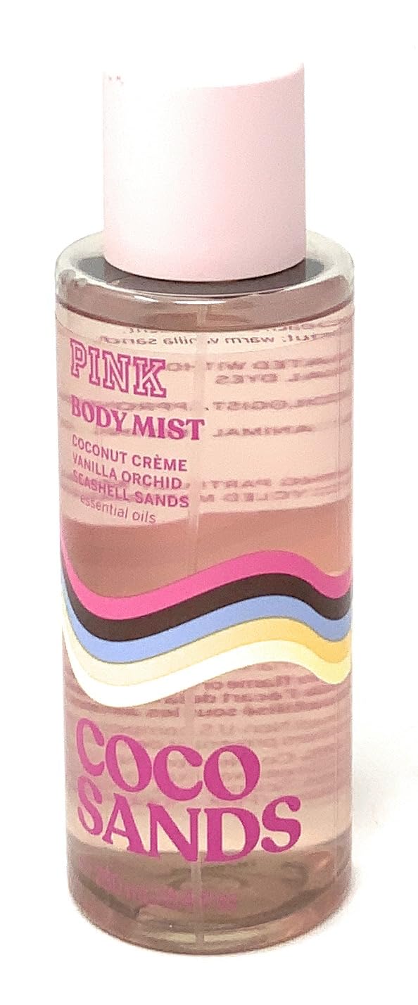 Victoria's Secret PINK Coco Sands bottle with tropical notes for daily freshness.