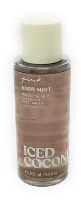 Victoria's Secret PINK Iced Coconut bottle pour, refreshing daily use