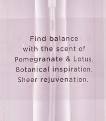 Victoria's Secret Pomegranate and Lotus spray on pulse points for everyday elegance.