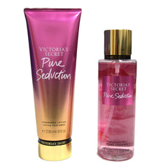 Victoria's Secret Pure Seduction fragrance mist bottle for everyday layering and hydration.