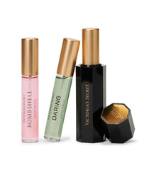 Victoria's Secret Bare travel bottle, woody floral profile for daily wear.