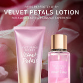 Victoria's Secret Velvet Petals Lotion texture swirl close-up for creamy moisture