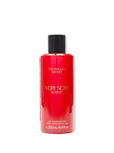 Victoria's Secret Very Sexy Scarlet bottle with rose petals for a sensuous, lasting floral musk.