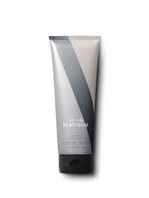 Victoria's Secret VS Him Platinum body lotion front bottle shows a sleek masculine design for daily use
