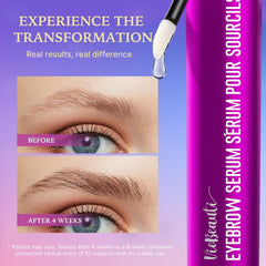 VieBeauti serum with fine-tip wand for precise daily brow care