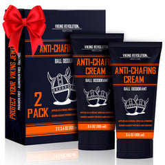 Viking Revolution balls deodorant with aloe vera and purslane for lasting freshness.