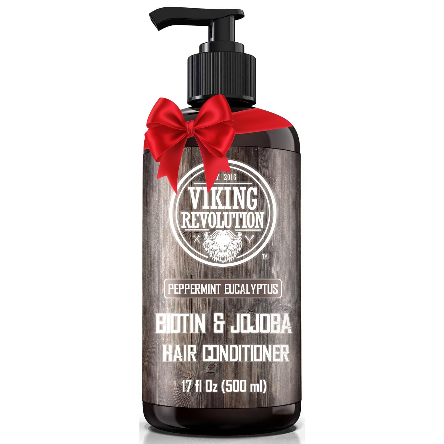 Viking Revolution Biotin Men's Conditioner bottle front for daily deep hydration