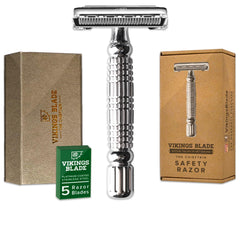 Vikings Blade The Chieftain razor body for a smooth, eco-friendly shave.