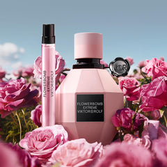 Viktor&Rolf Flowerbomb Extreme bottle angle showing intense floral depth and vanilla warmth.