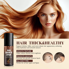Vincofoo Hair Growth Spray close-up shows premium formula supports scalp health