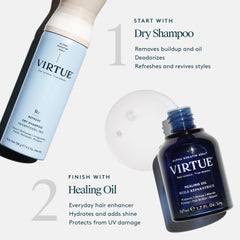 Virtue spray featuring lemon and cedar leaf fragrance for a fresh scent