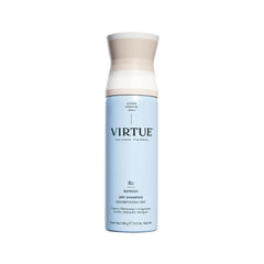 Virtue dry shampoo spray bottle refreshing hair with a lightweight, invisible cleanse